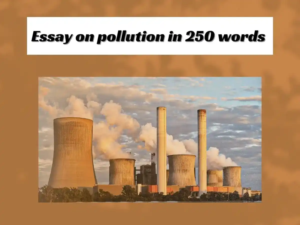 essay on pollution in 250 words