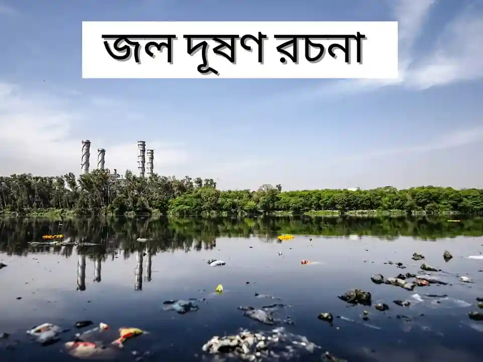 জল দূষণ রচনা