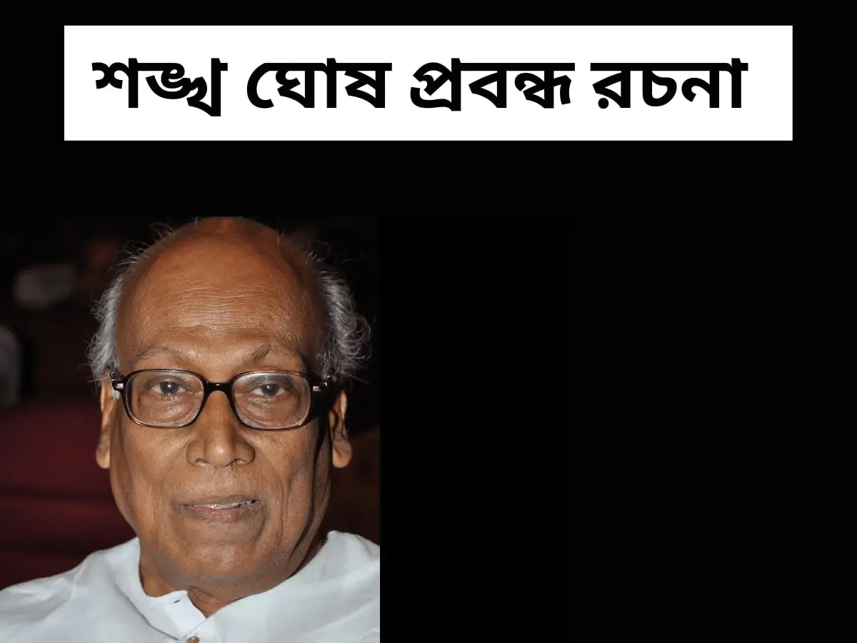 শঙ্খ ঘোষ প্রবন্ধ রচনা